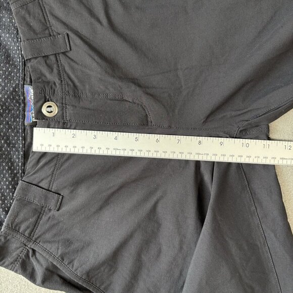 VTG Patagonia Womens Pants Size 6 Black Nylon Stretch Outdoors Hiking Activewear - Picture 4 of 16